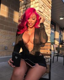Dava Foxx Entertaining Her